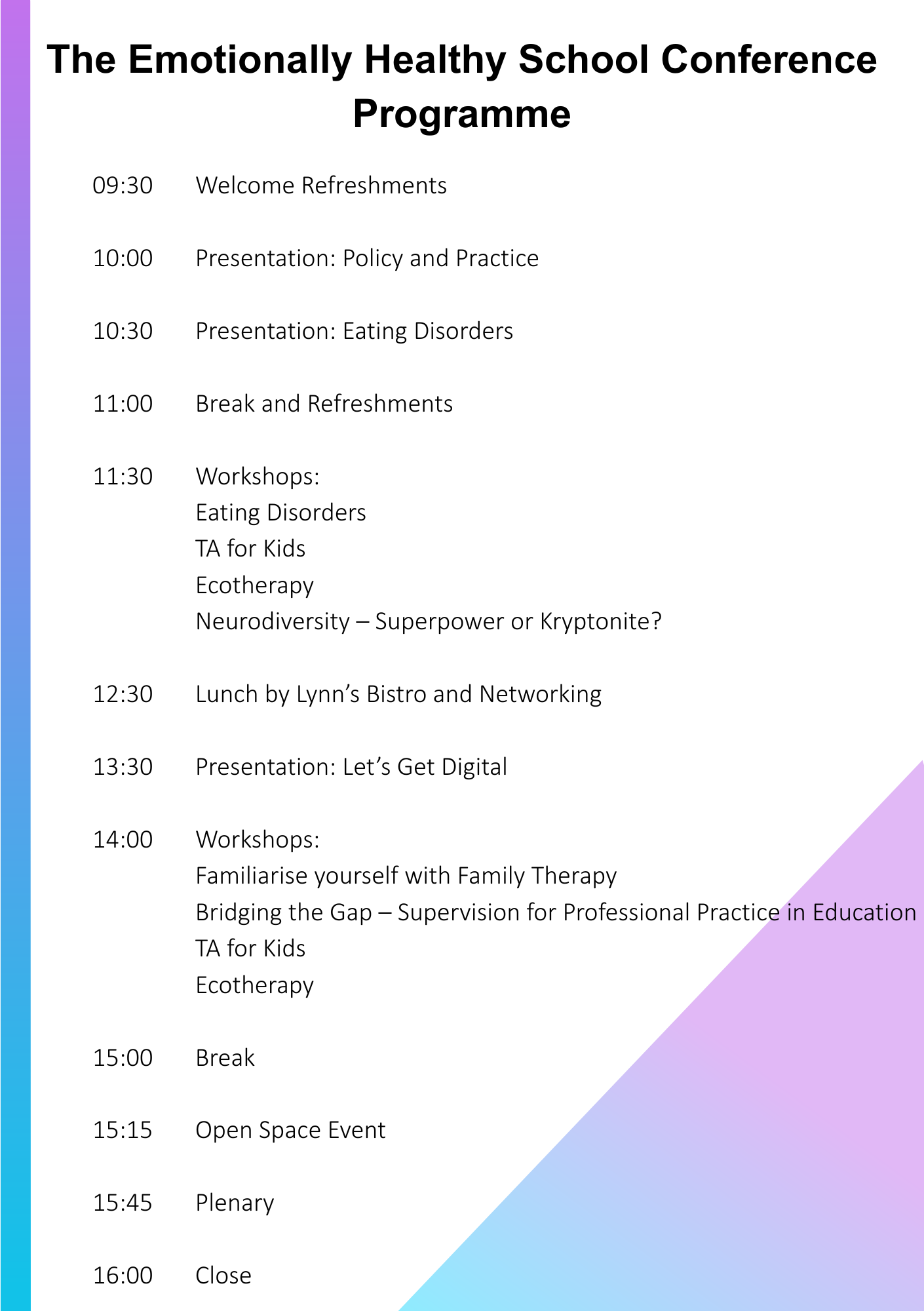 SCN Conference 25 programme